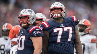 Training Camp Preview: Times changing for New England up front on offense; is the depth really there? taken at BSJ Headquarters (Patriots). Photo by Adam Richins for BSJ